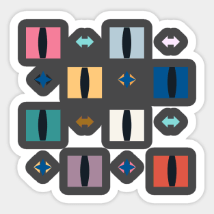 Shapes & Symbols Sticker